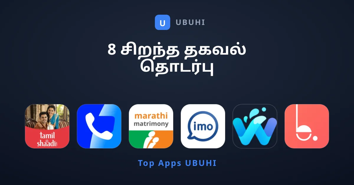 8 சிறந்த தகவல் தொடர்பு செயலிகள்: உங்கள் தொடர்புகளுக்கு